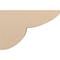 Ekena Millwork 9"W x 27"D x 18"H Classic Crestline Rough Cedar Woodgrain TimberThane Corbel, Primed Tan CORUR09X27X18CRERCPR - alternate 2